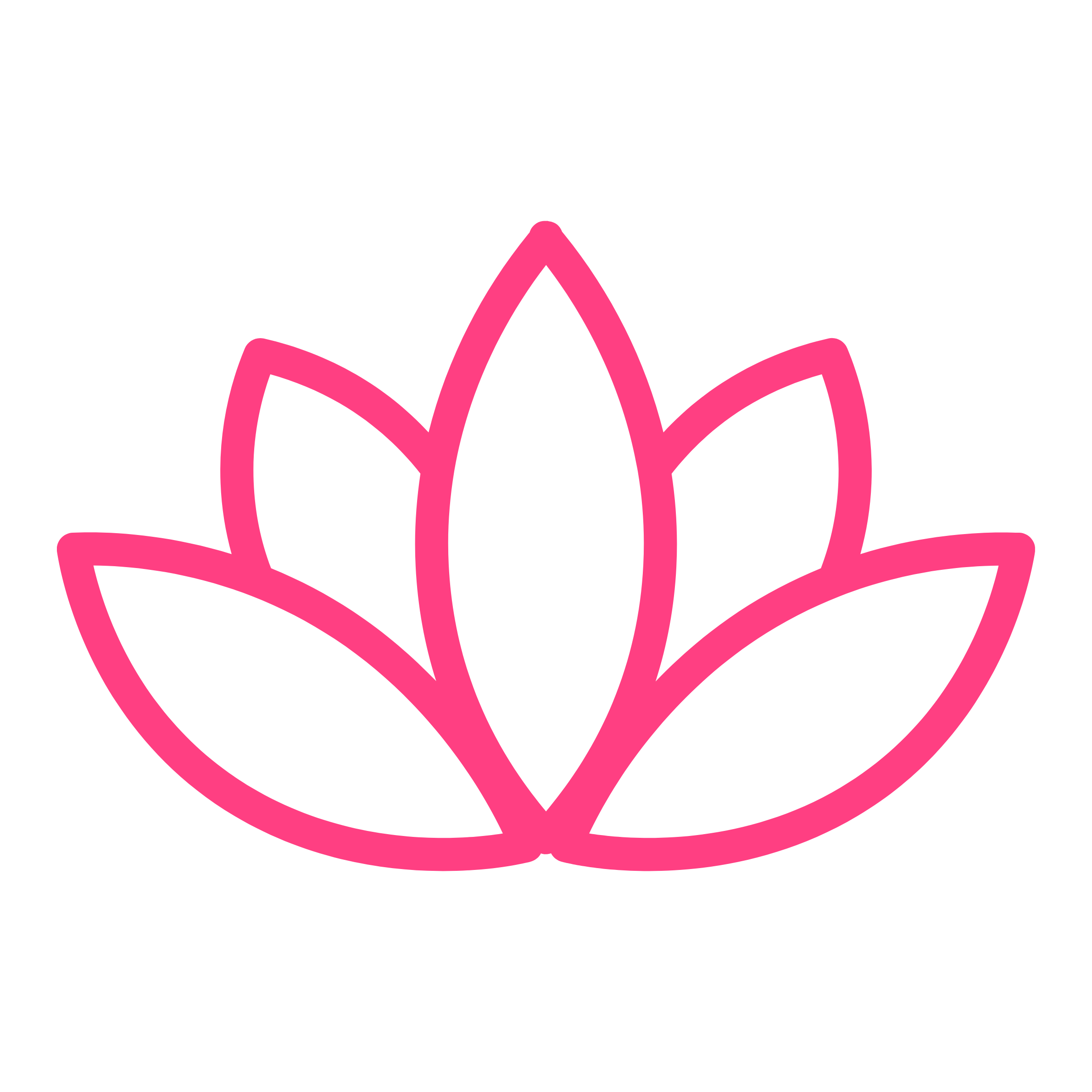 Pink lotus icon representing relaxation in a private couples facial room