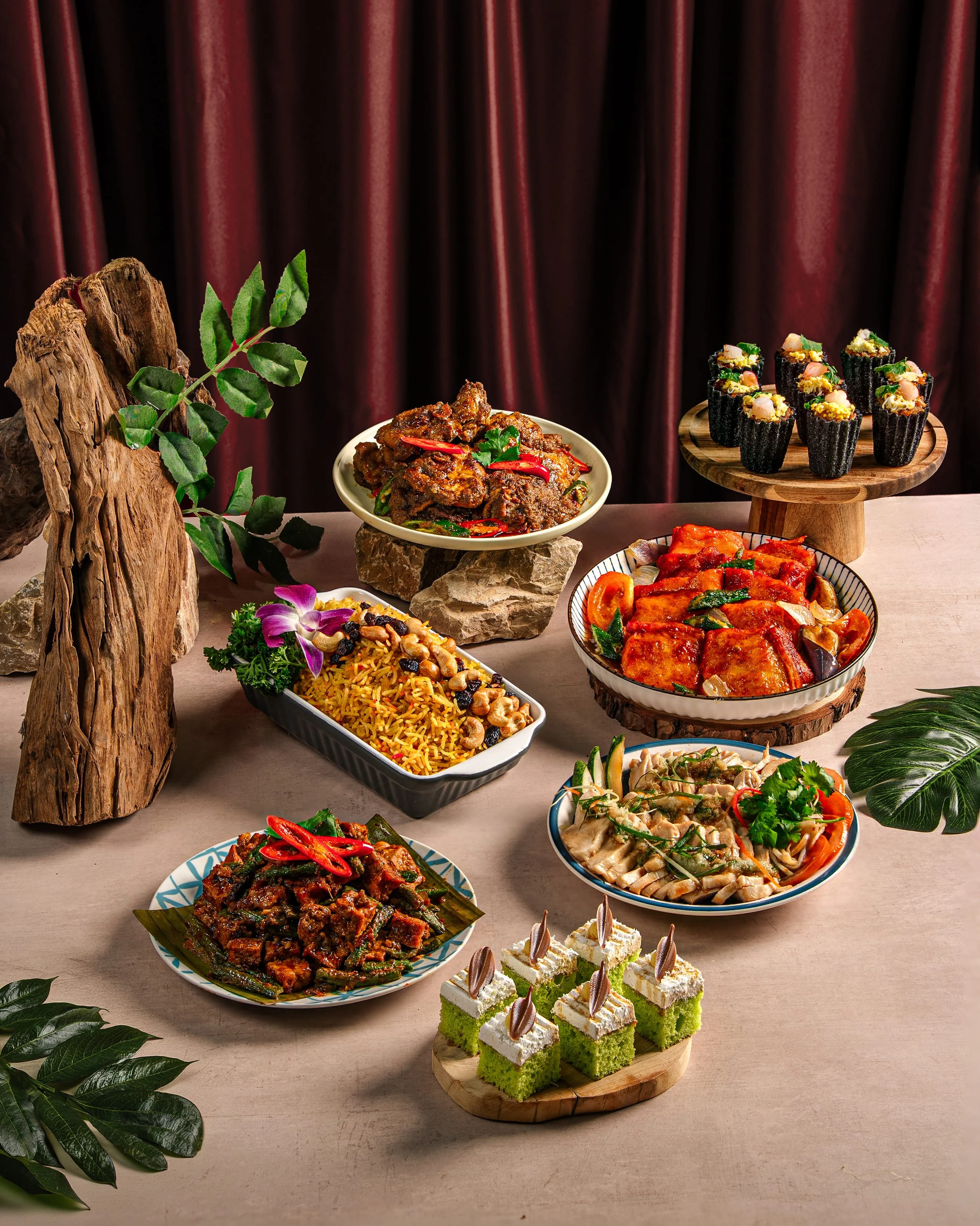 Courtyard menu set