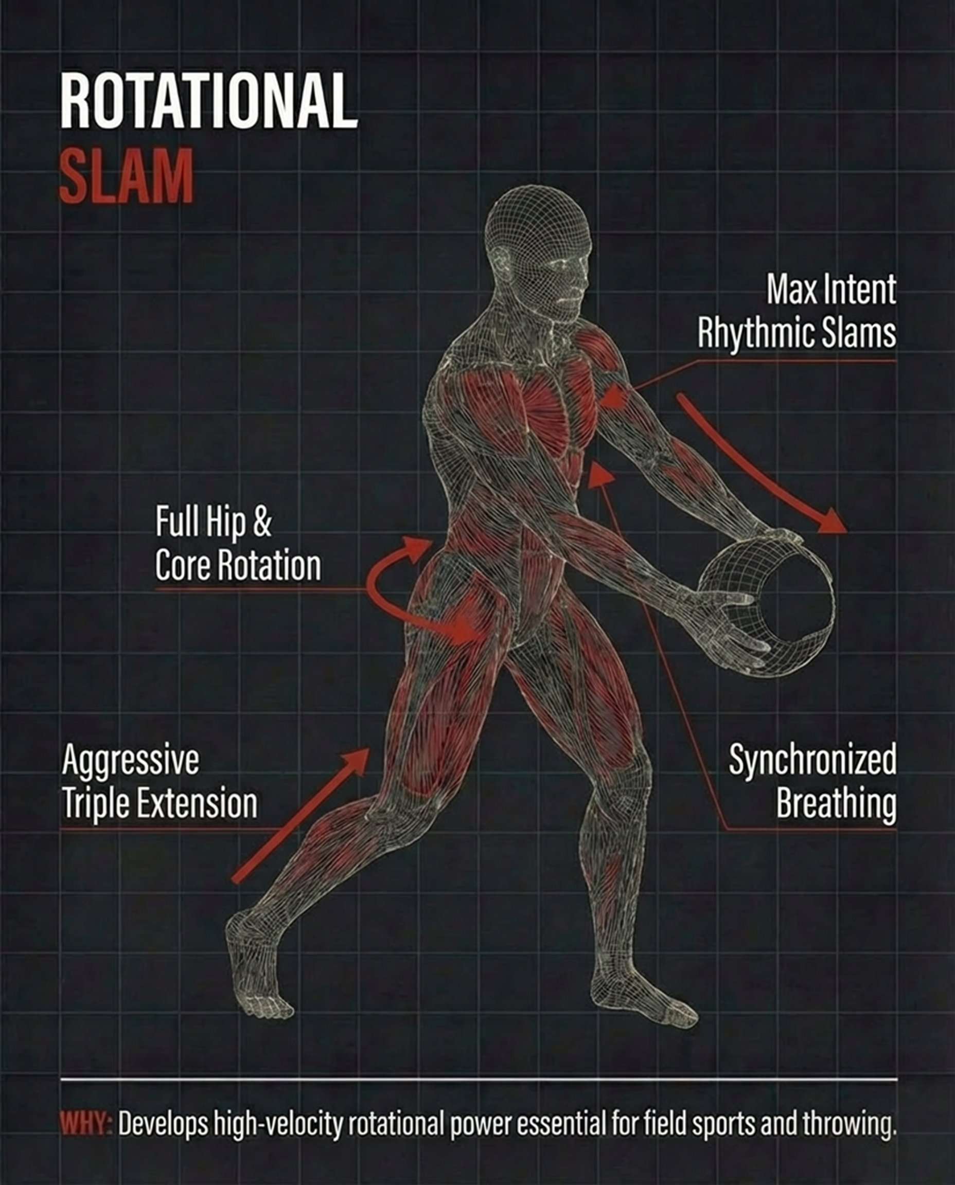 Medicine Ball Rotational Slam