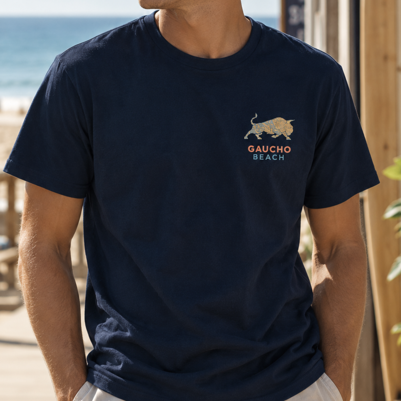 Gaucho Beach Blue T-shirt