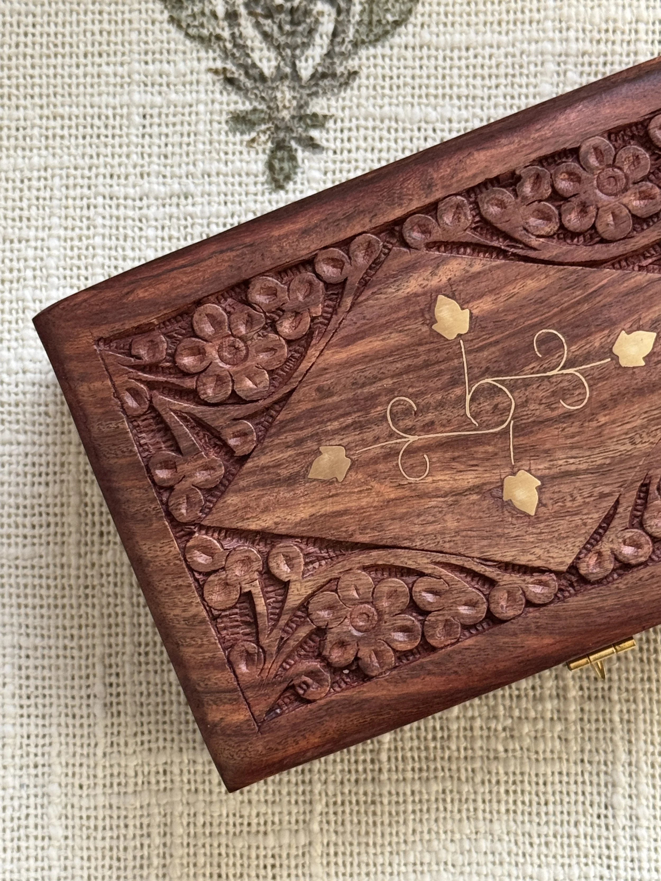 Jewellery Box- Hand crafted in rosewood