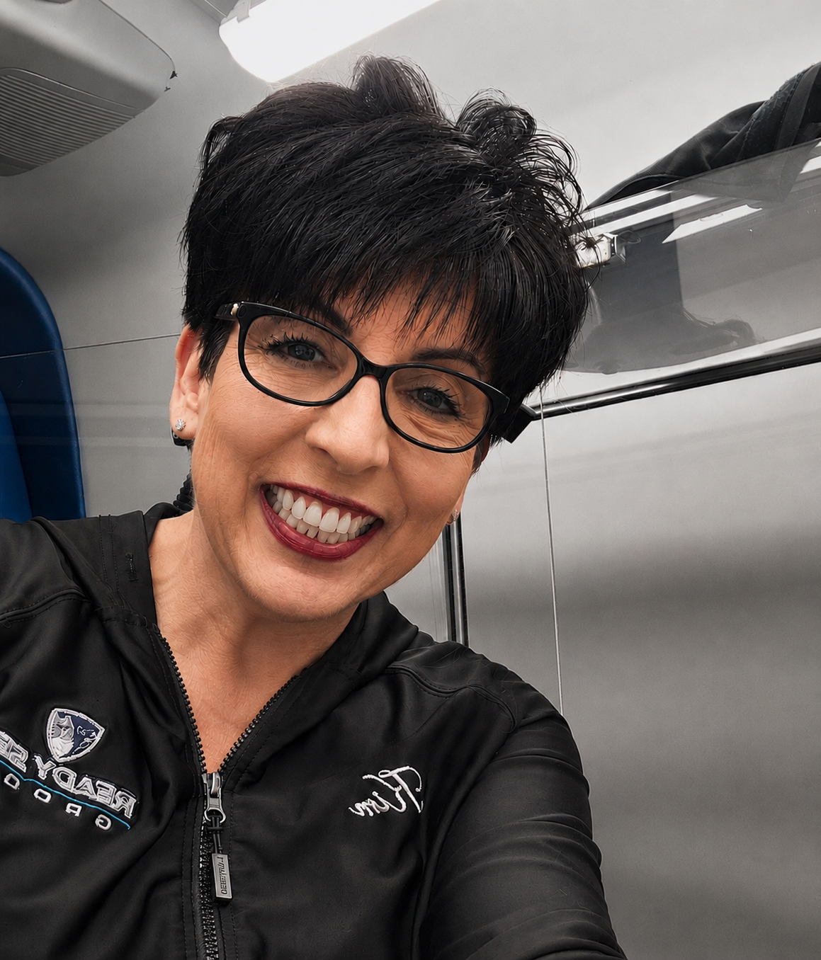 Kim Hickman, founder and Certified Feline Master Groomer.