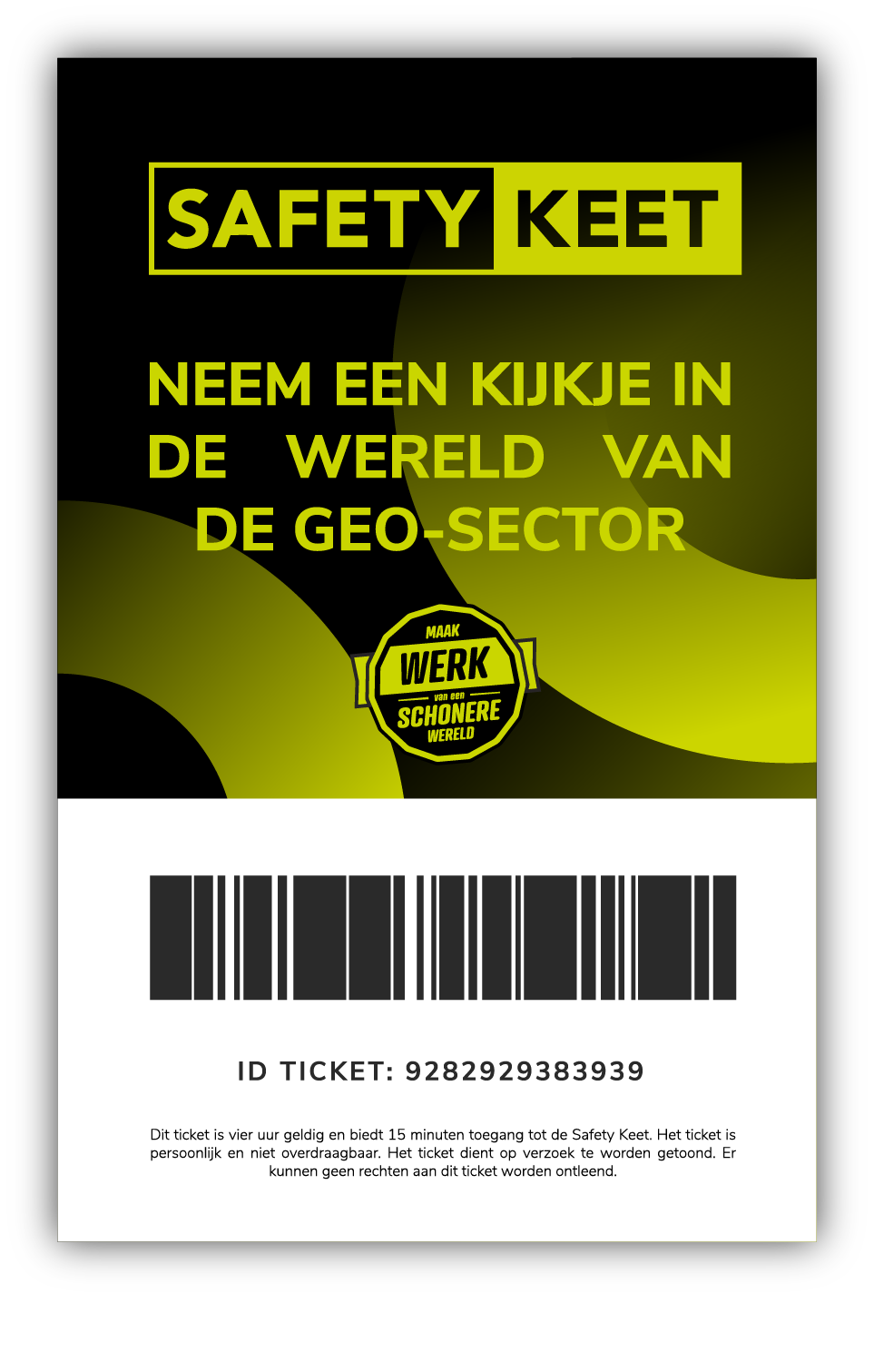 Toegangsticket Safety Keet