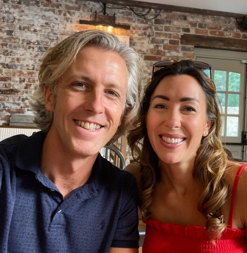 Nadine and Olly, owners of Tilehouse Retreats