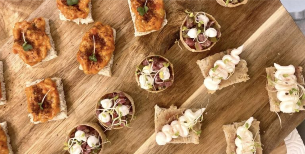 Food prepared by one of our partner chefs