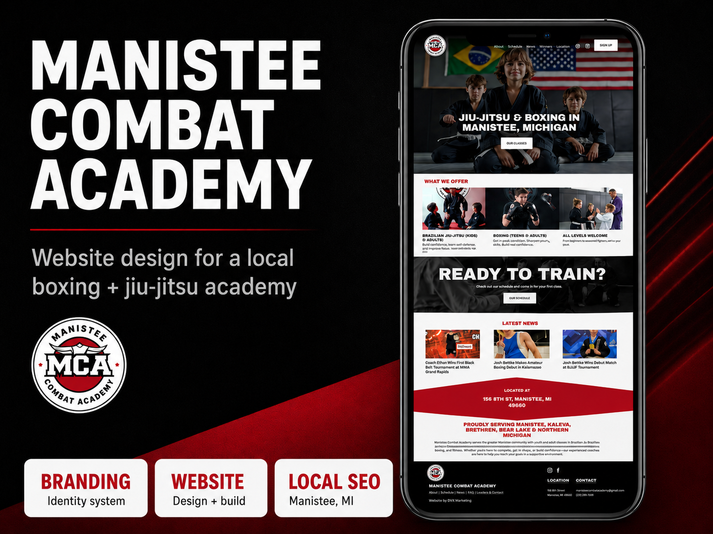 Manistee Combat Academy DVX Marketing project