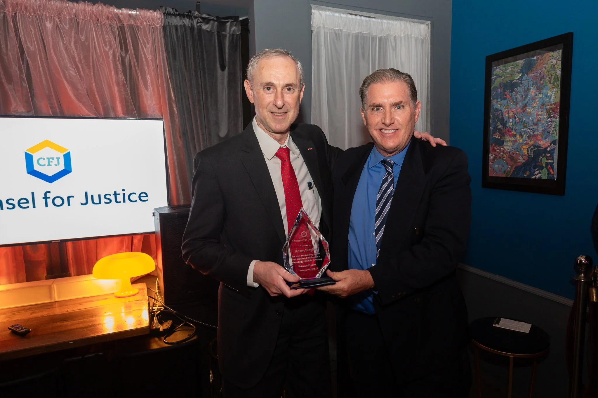 A Toast to Justice event photo.