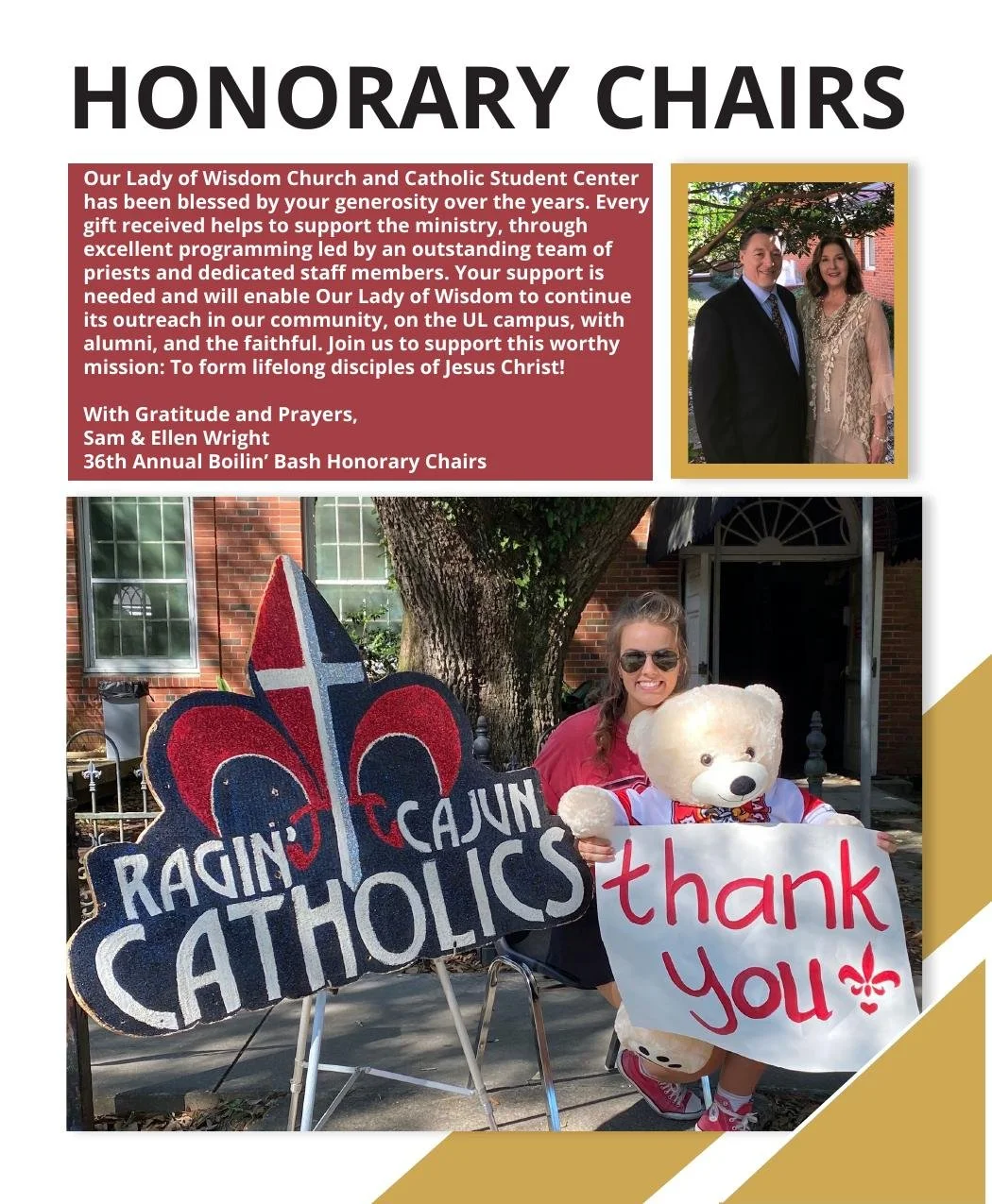 Honorary Chairs page