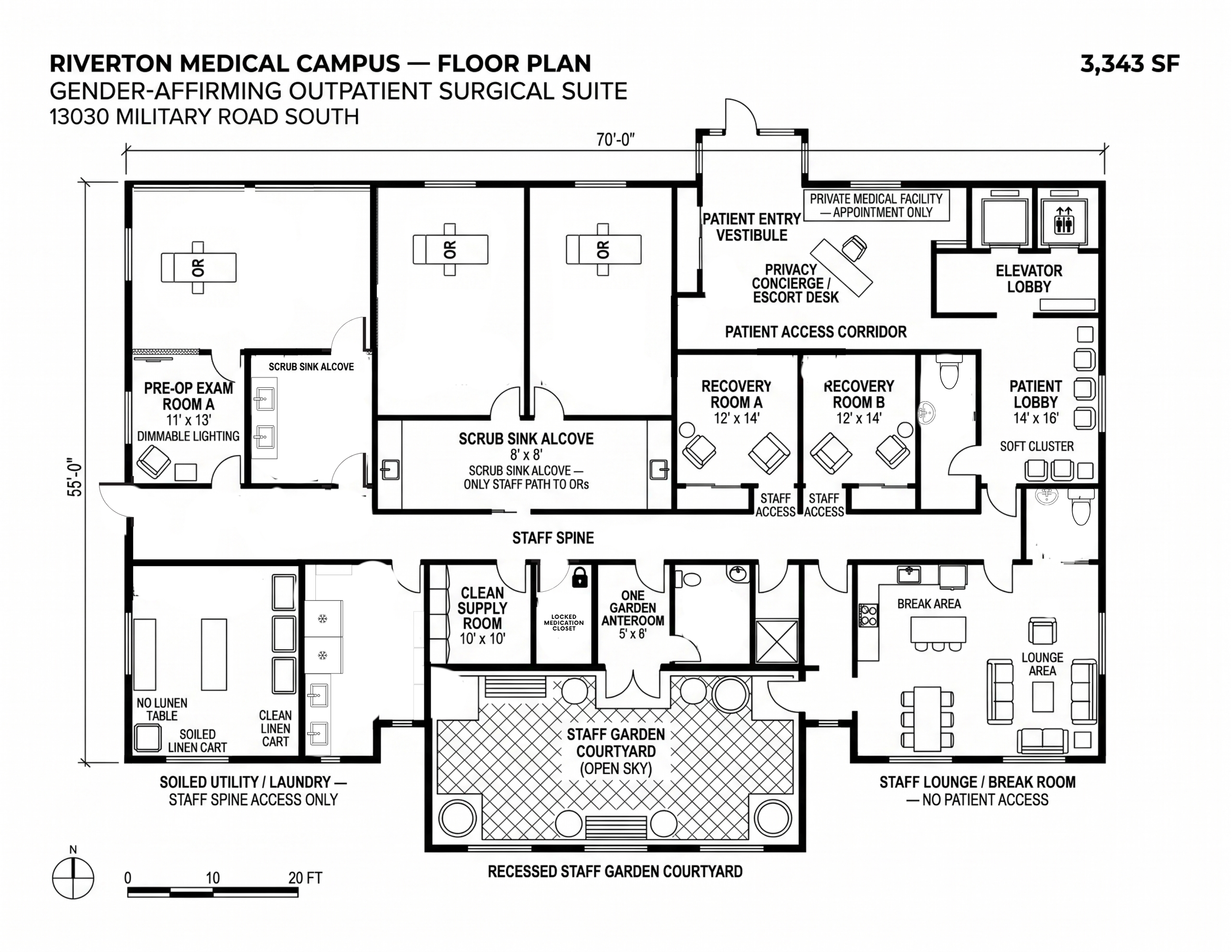 Building B proposed floor plan