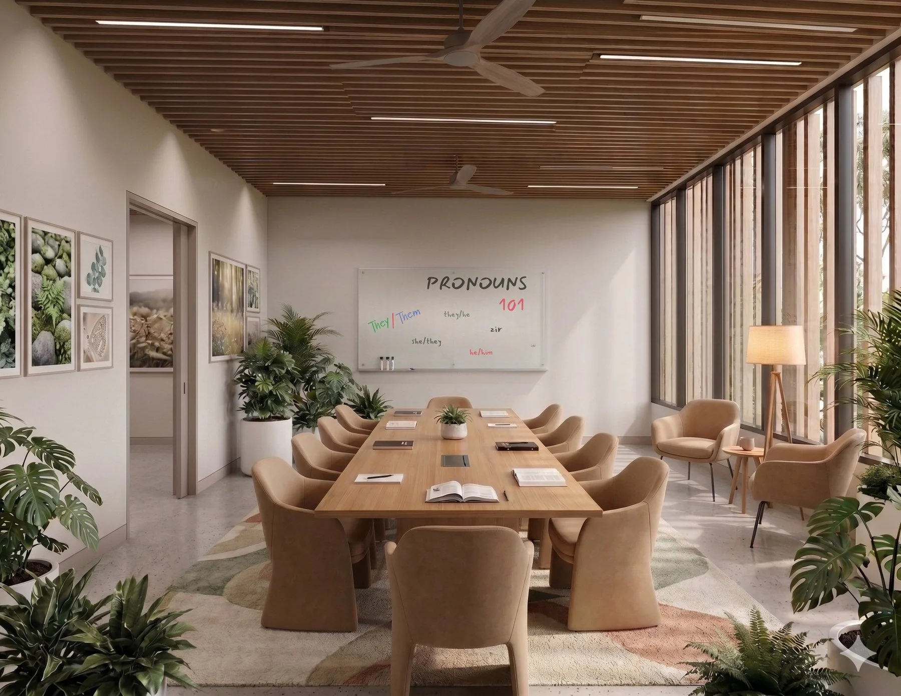 Learning center rendering