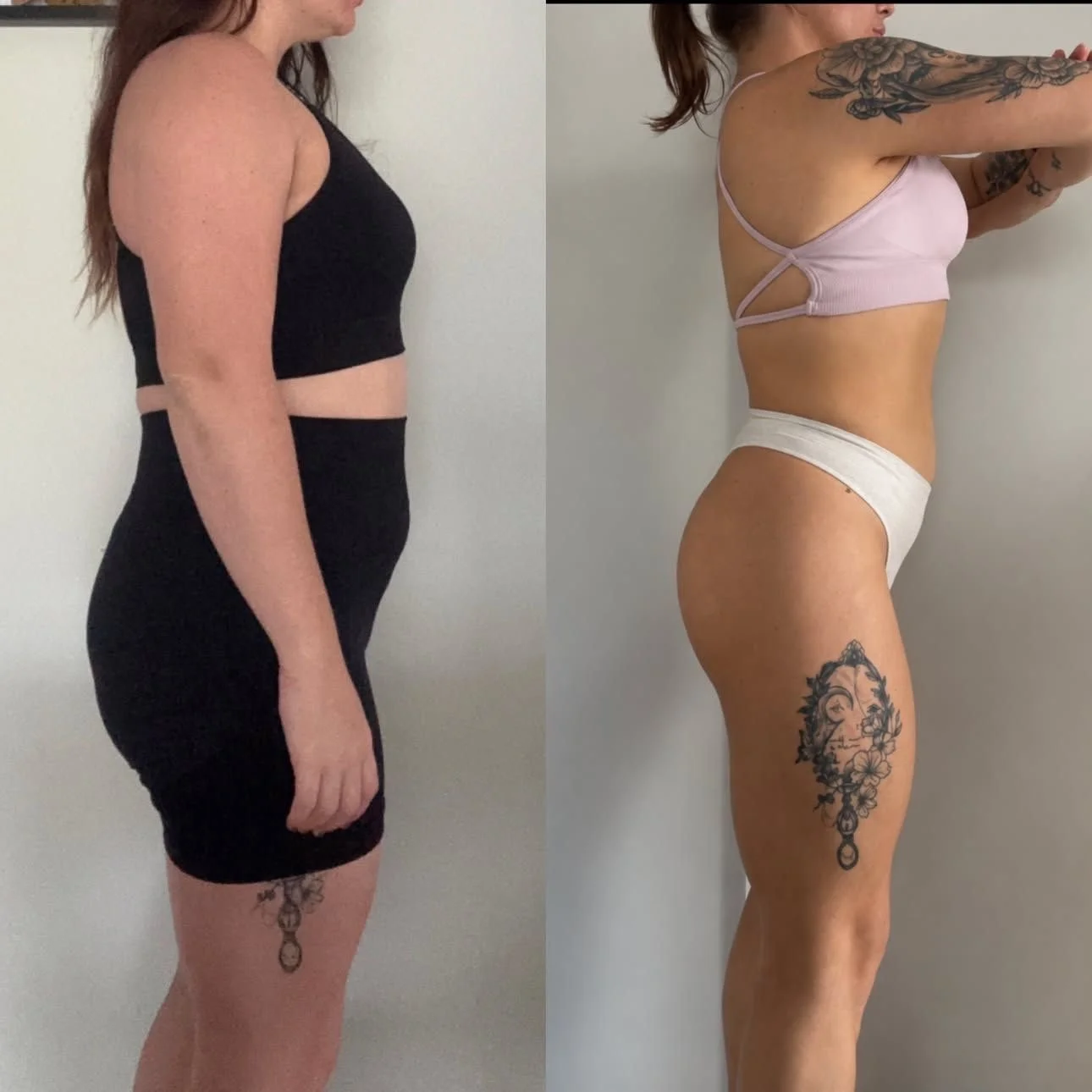 Jamie’s before and after transformation
