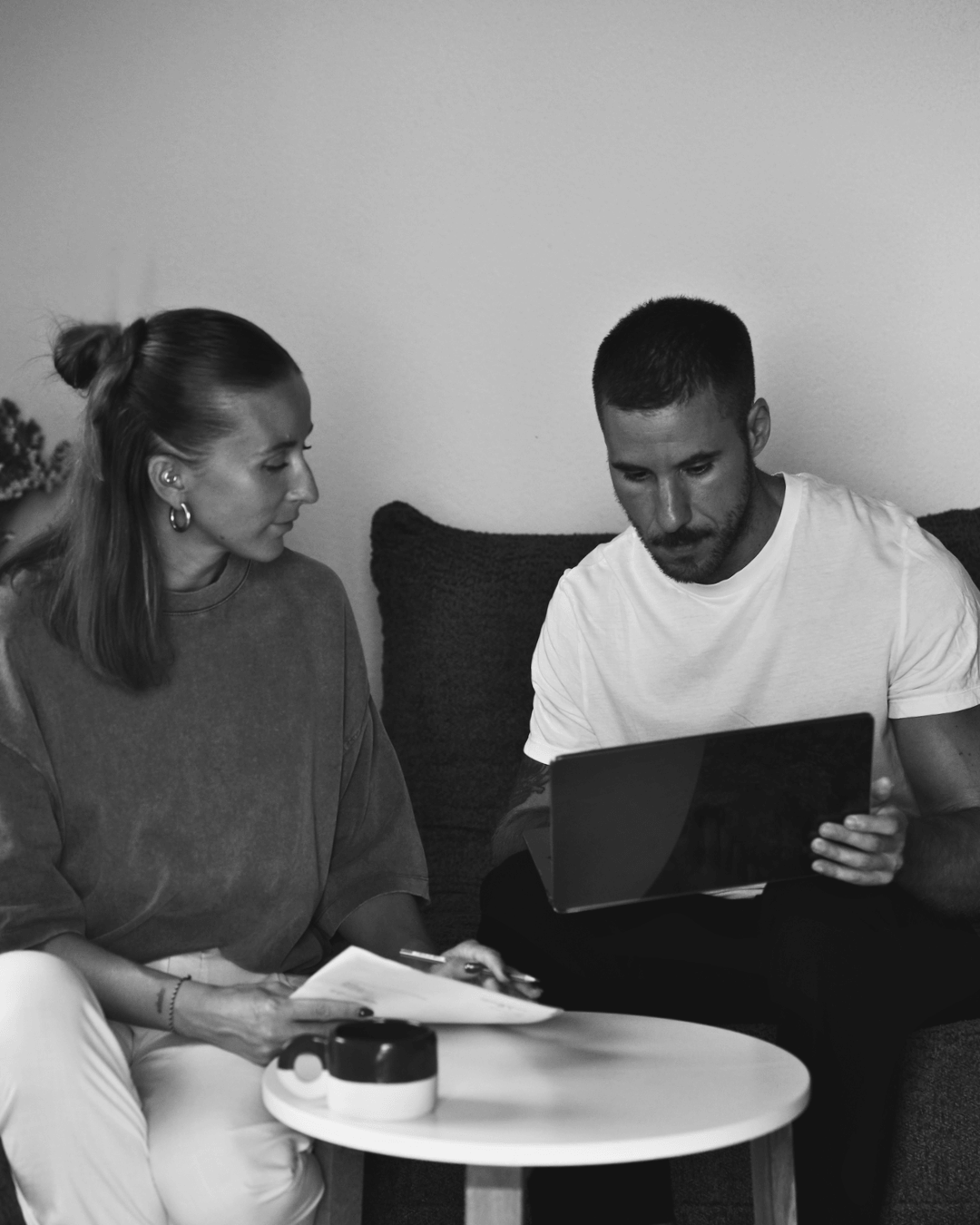 Juliane et André de l’agence digitale .Swarm à Neuchâtel