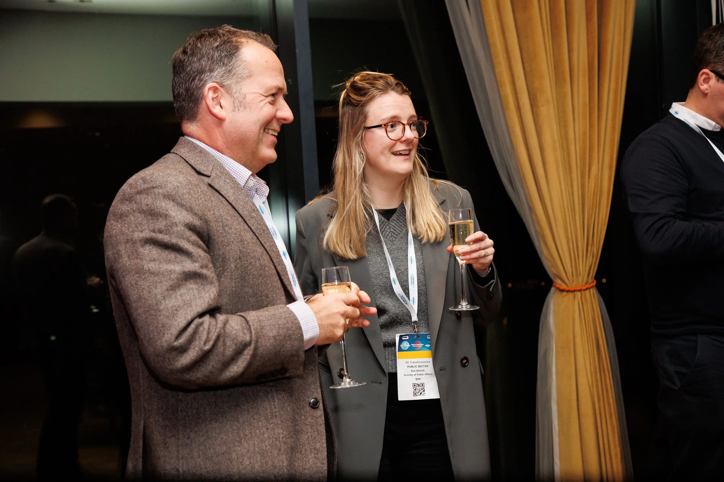 Drinks reception at HE Transformation