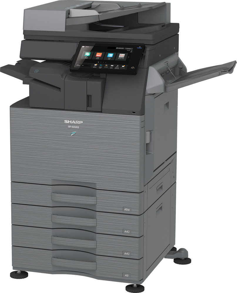 Sharp BP-70M45 multifuncional monocromático con seguridad DOSS para servicios financieros