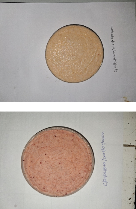 Sample iron spot test image