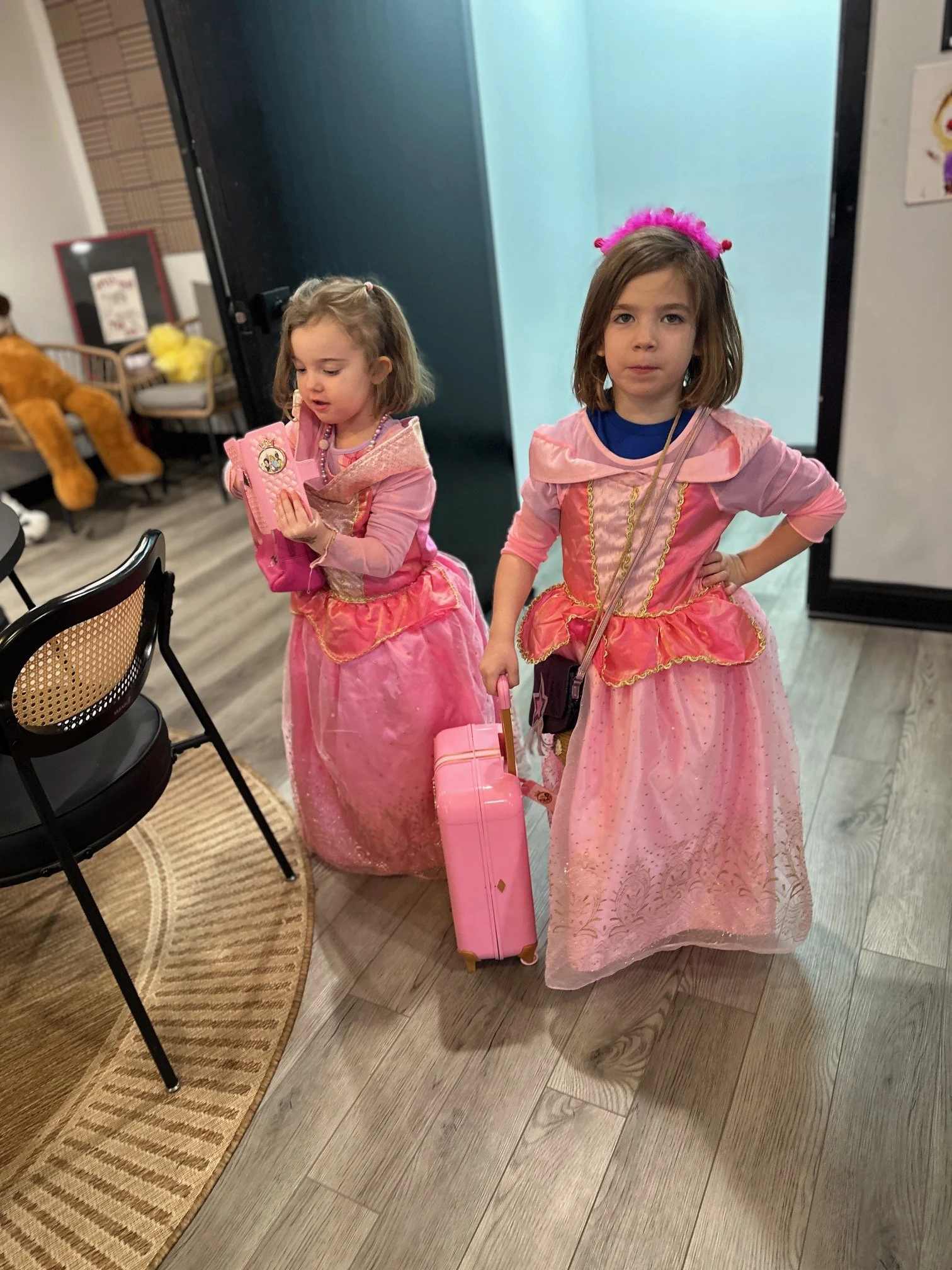 Young kids playing hide and seek at The Clubhouse Phoenixville