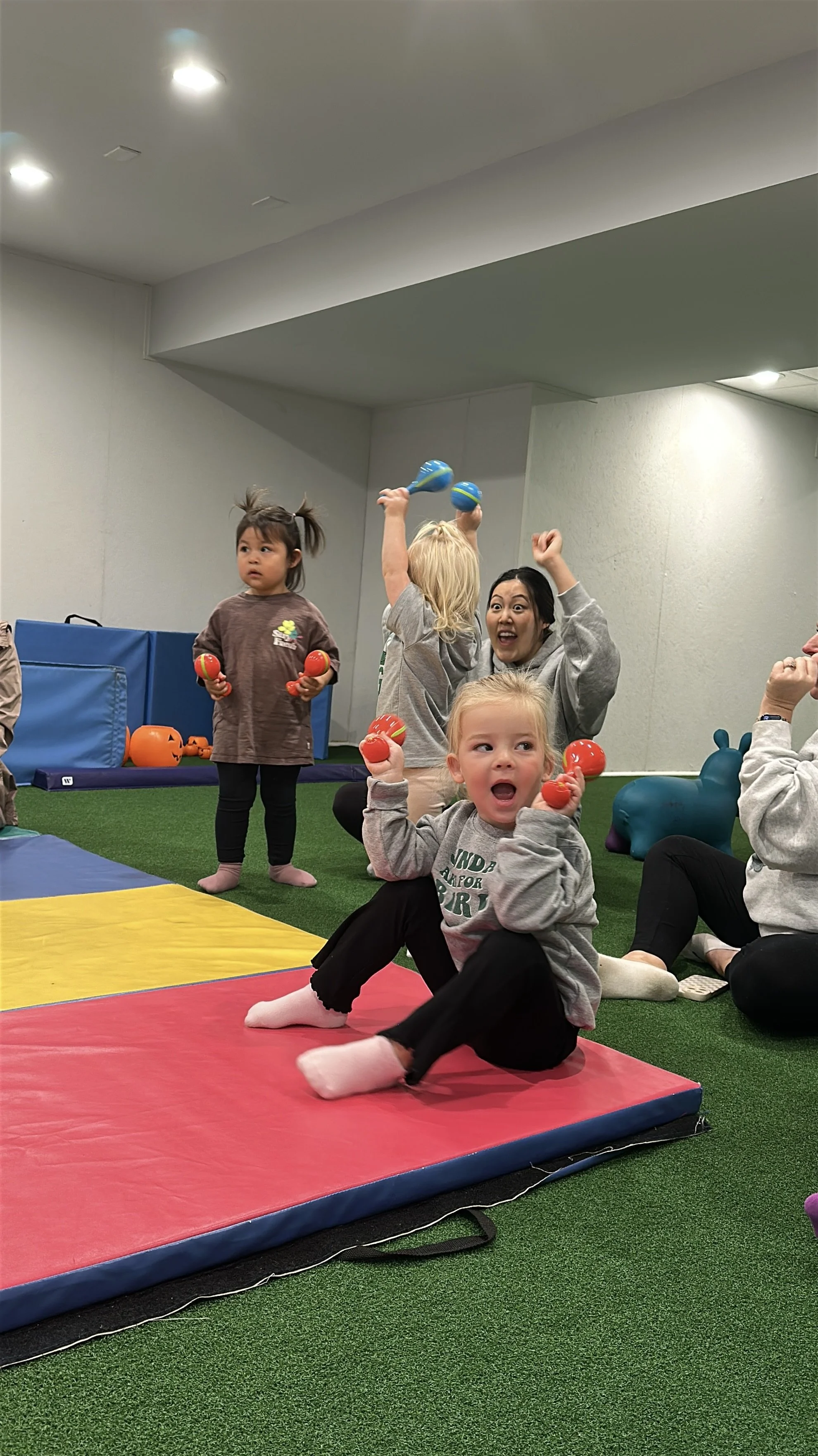 Purposeful creative play in a kids class at The Clubhouse Phoenixville