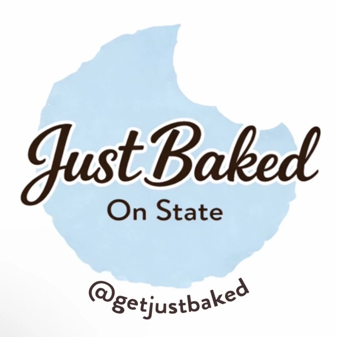 Just Baked On State logo