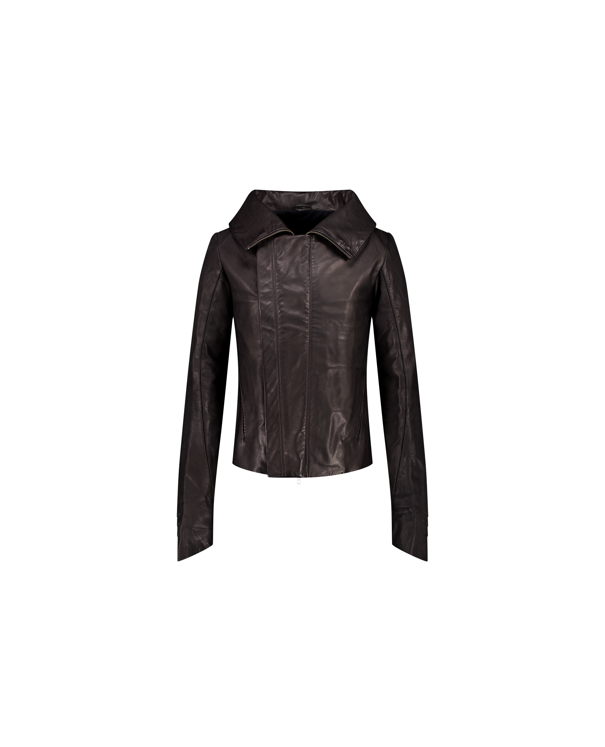 41 BLACK-BROWN LEATHER JACKET