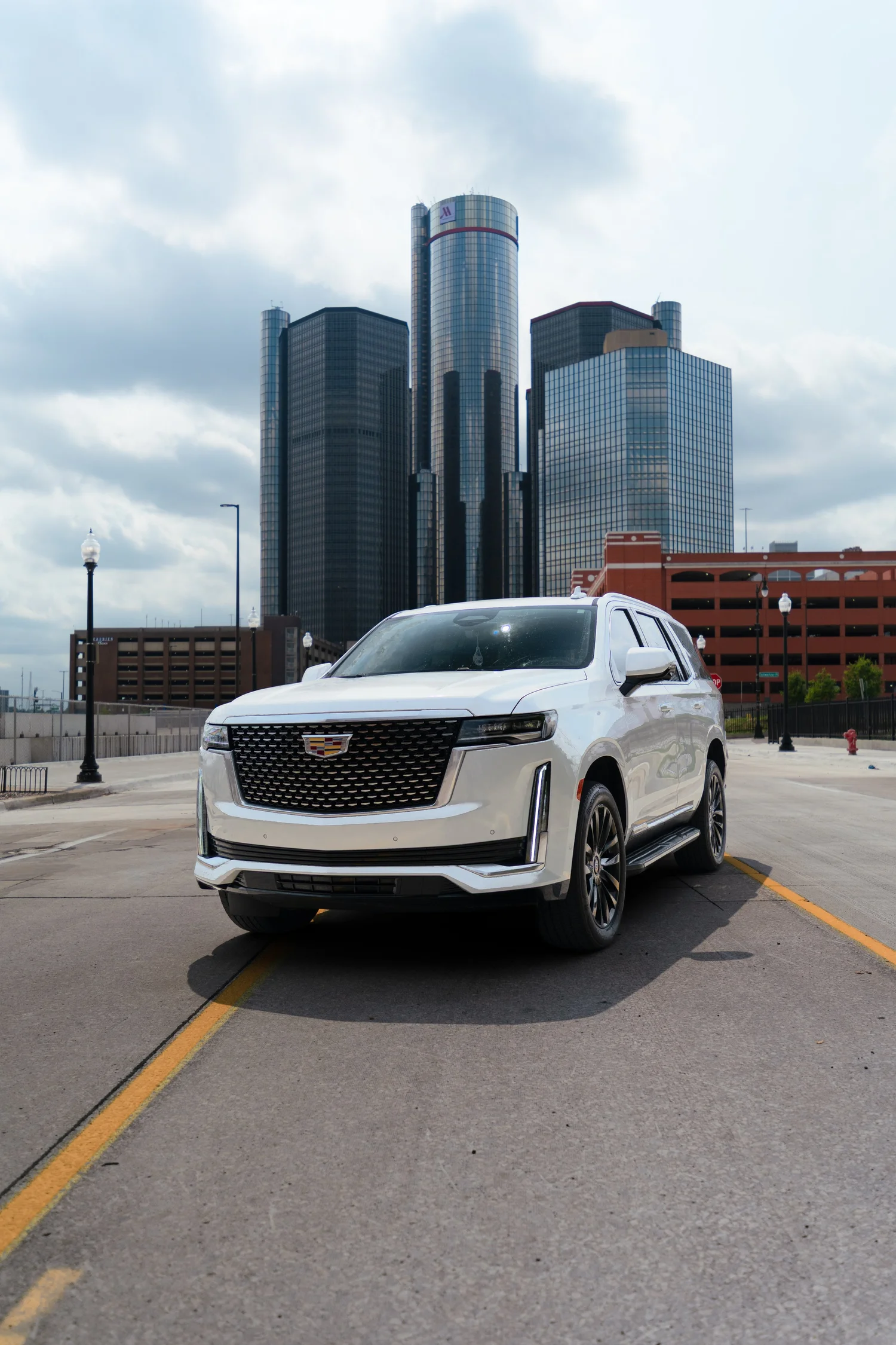 Cadillac Escalade Platinum luxury SUV rental in Detroit