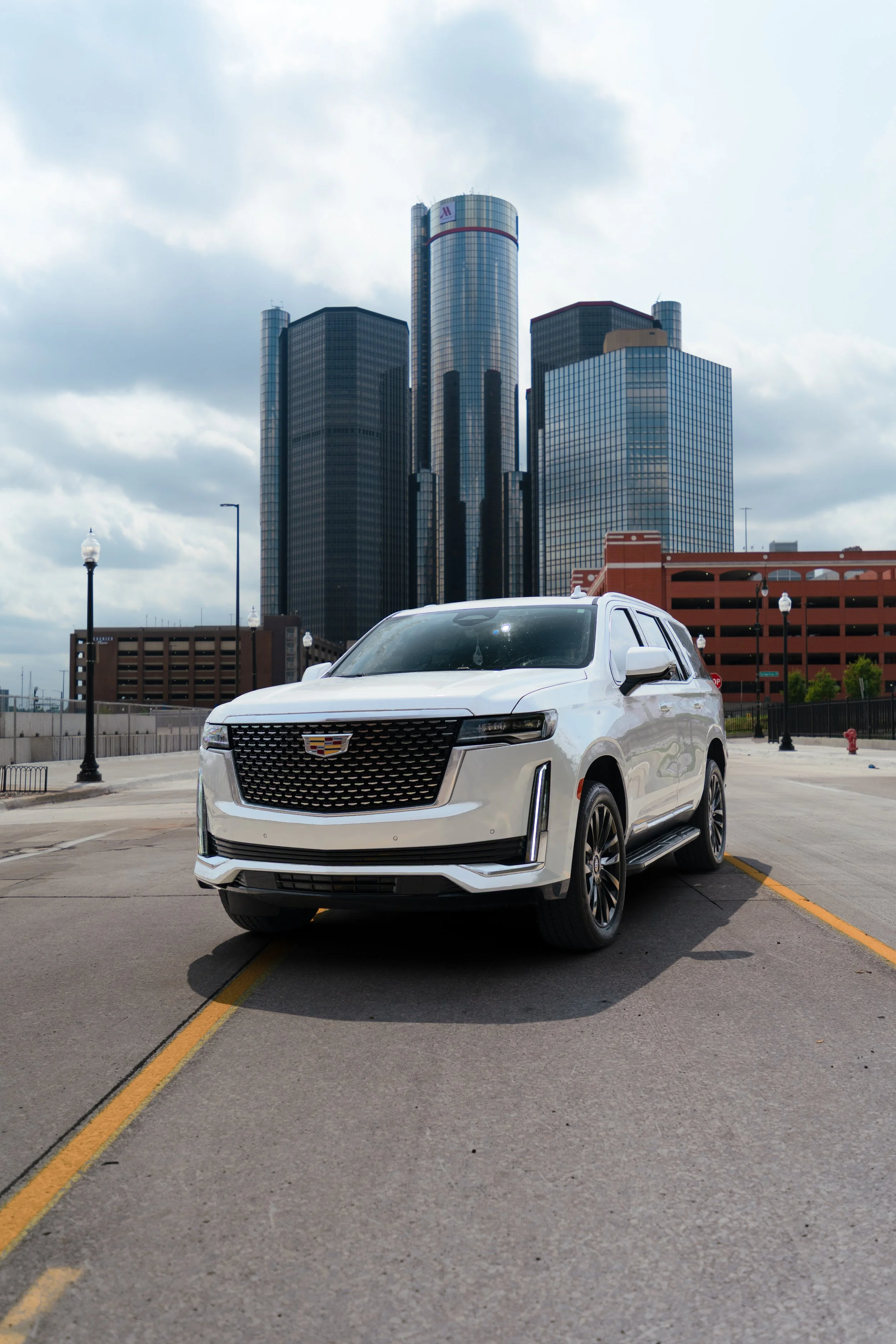 Cadillac Escalade Platinum luxury SUV rental in Detroit