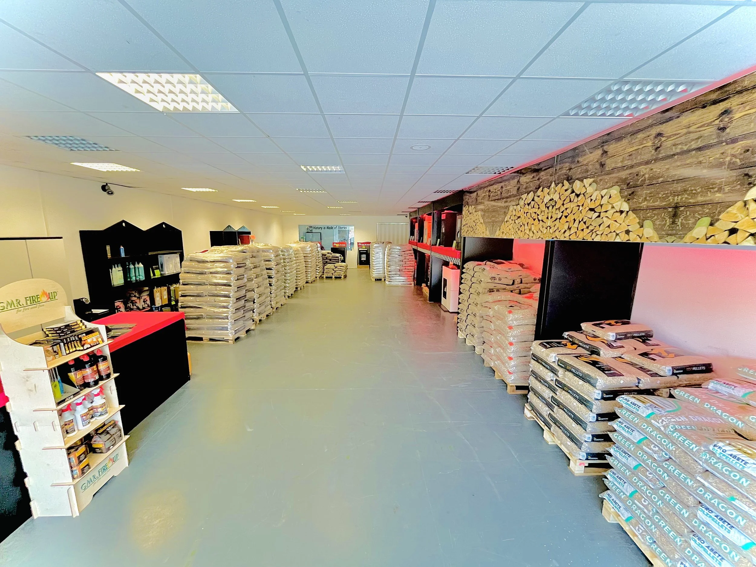 Magazzino stoccaggio Centro Pellet