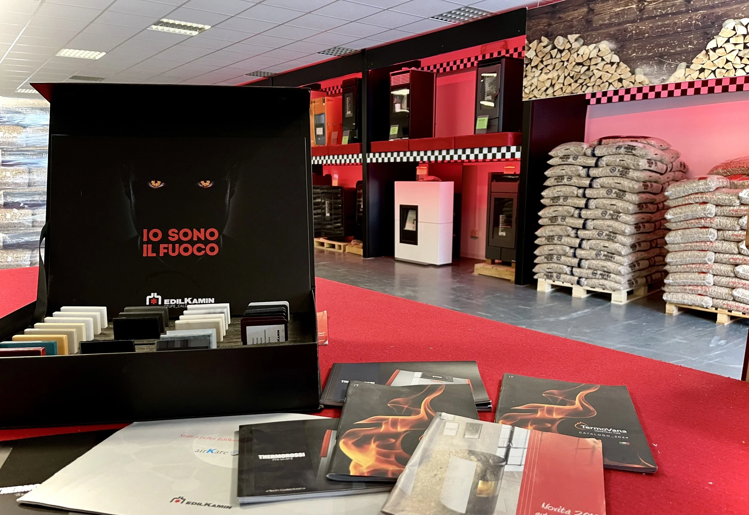 Showroom e campionari Centro Pellet