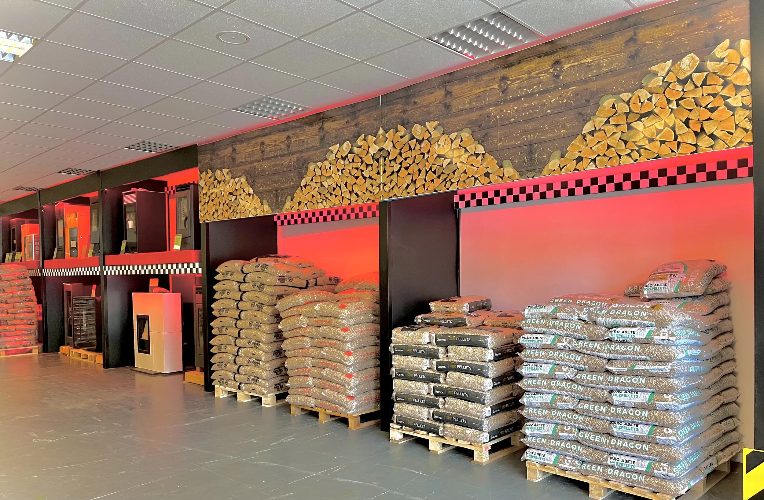 Esposizione prodotti Centro Pellet
