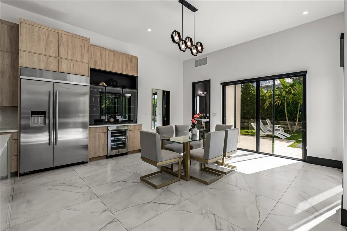 Salt Haus dining and kitchen space