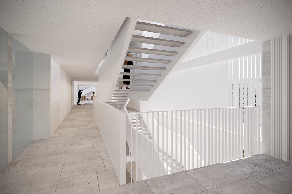 Villa Stairs Oblique