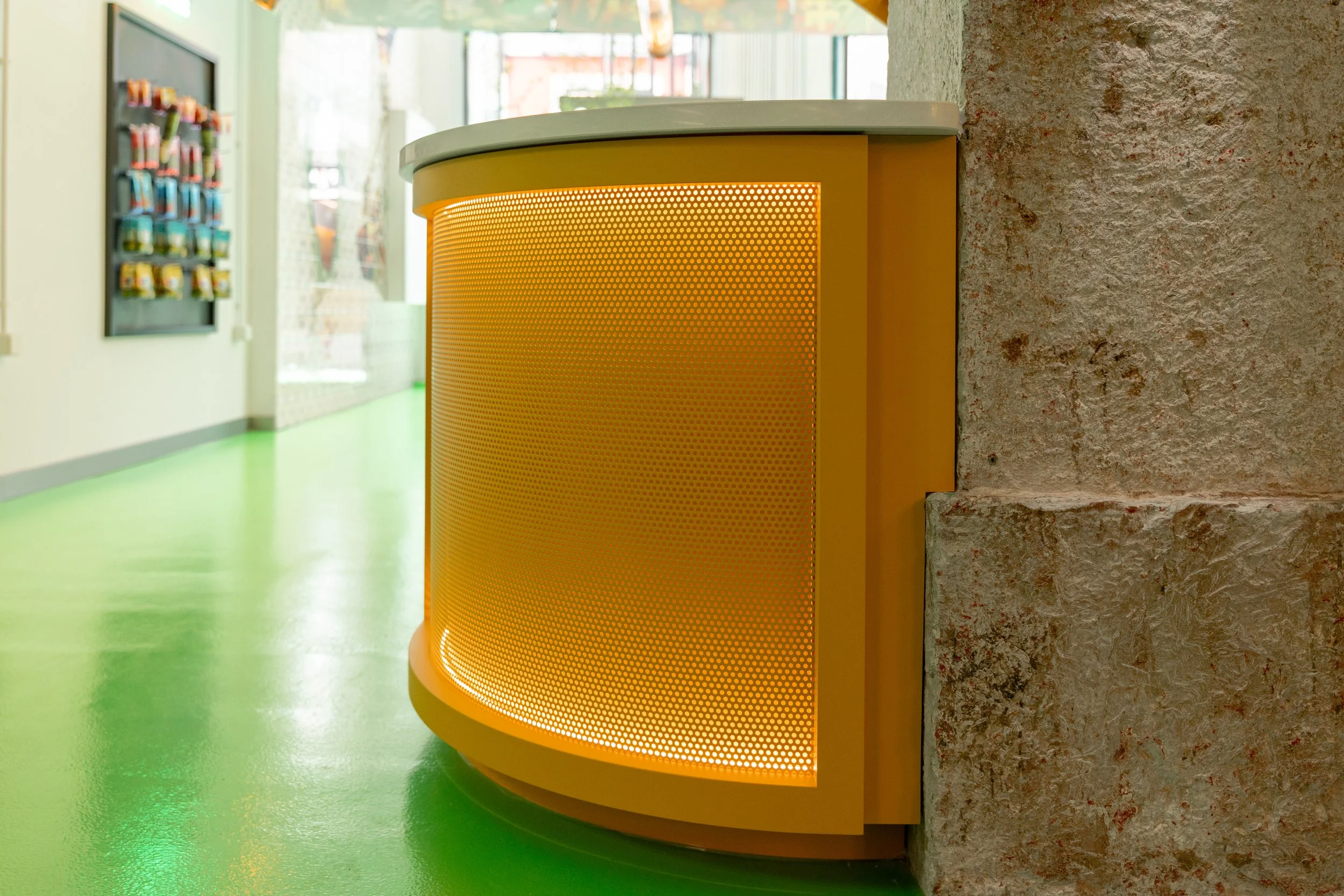 Integrated LED lighting in joinery