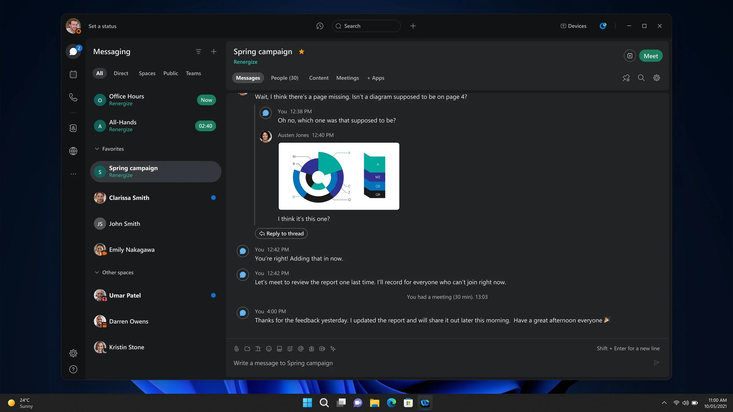 New Design in Dark Theme