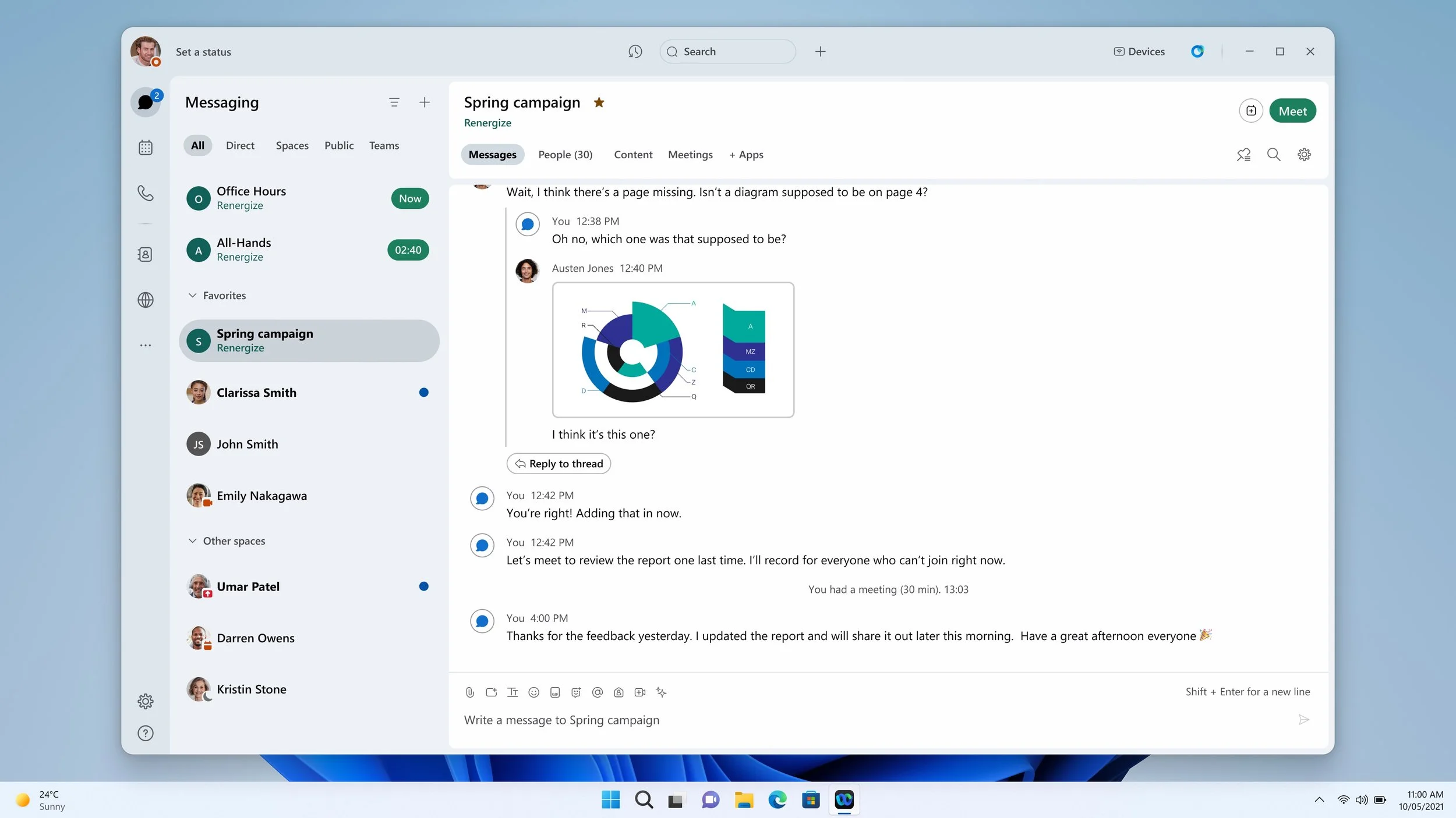 New Design in Light Theme