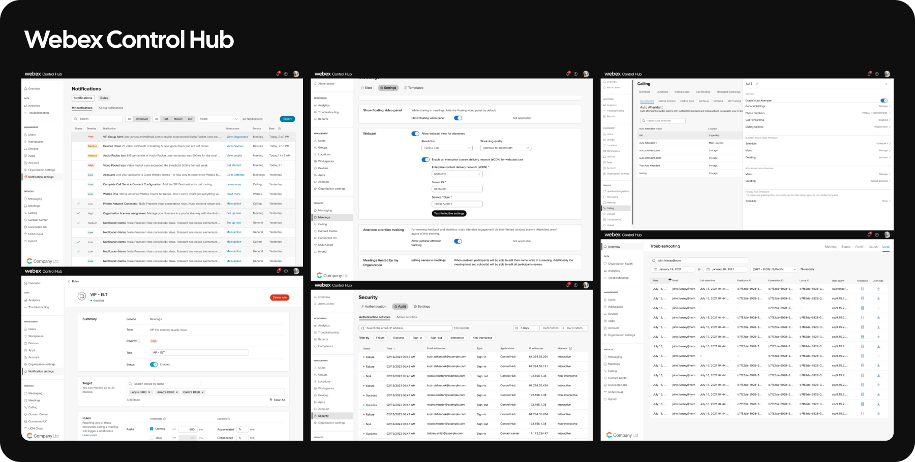 Webex Control Hub