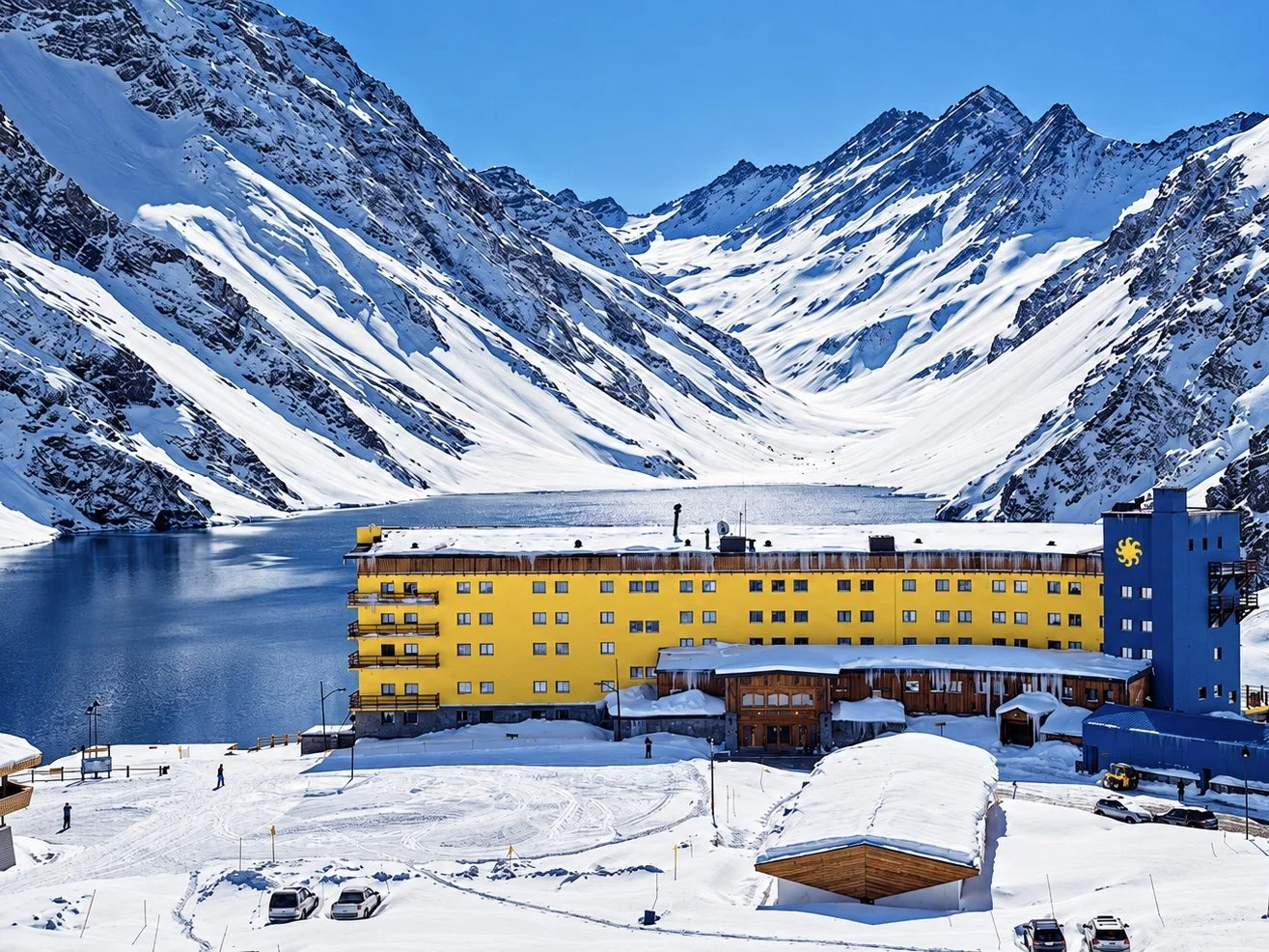 Our private chalet at Portillo