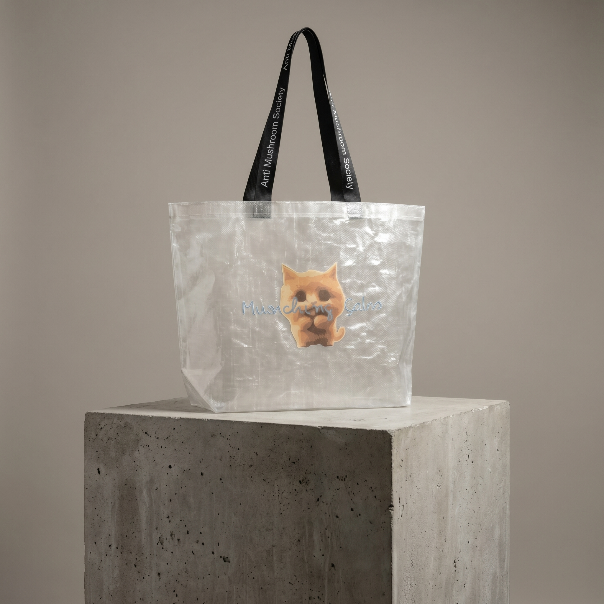 Large Transparent Logo Bag