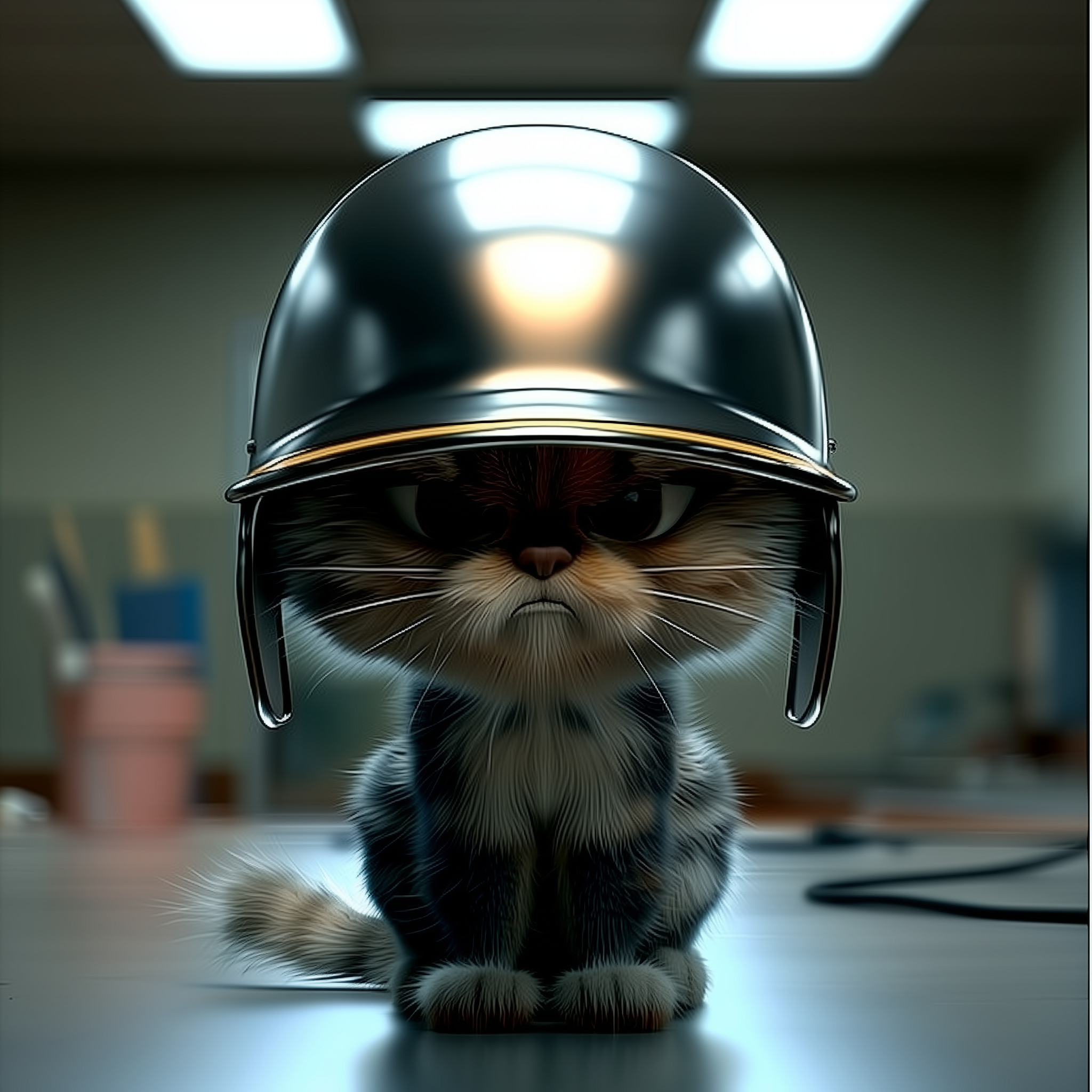 Munching Cats Crunchie character helmet reveal