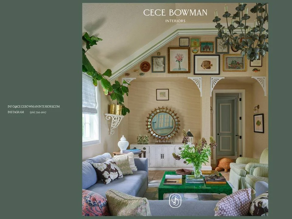Homepage of Cece Bowman Interiors