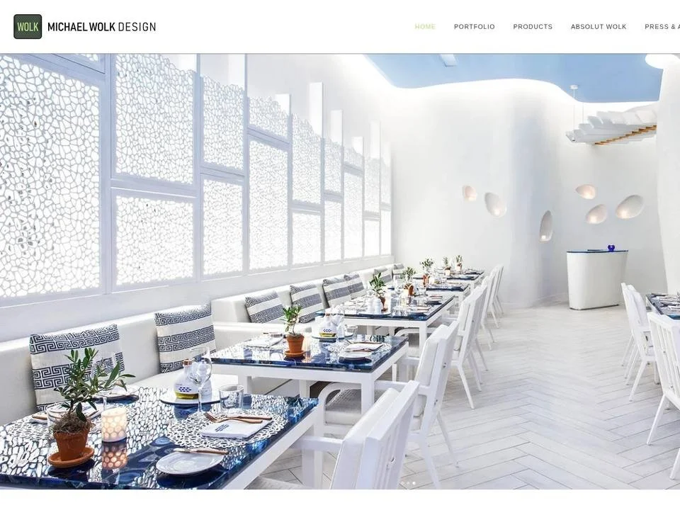 Homepage of Michael Wolk Design Associates