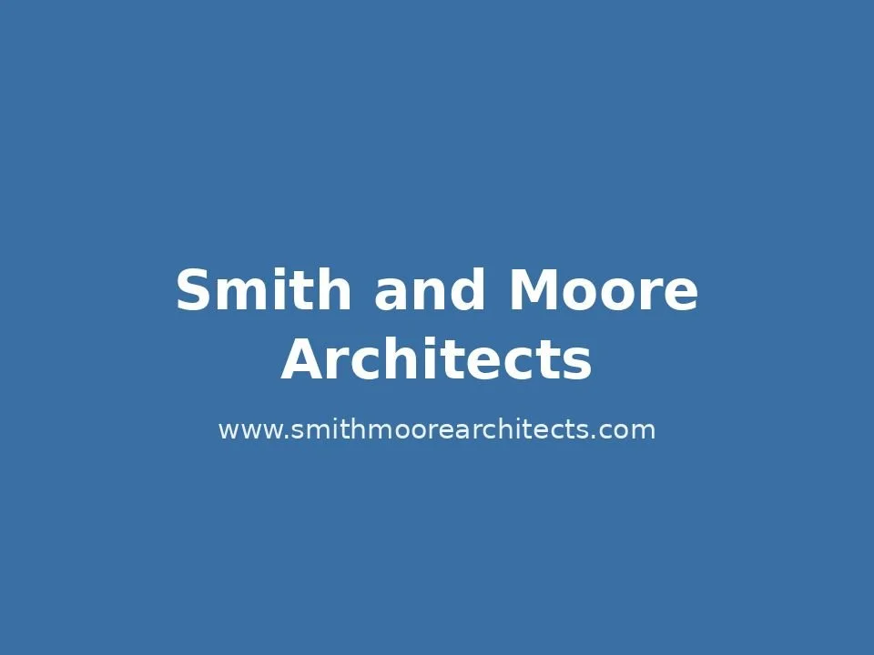 Smith and Moore Architects (homepage preview unavailable)