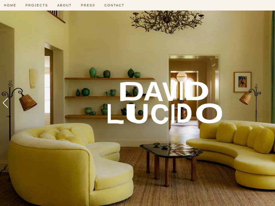 Homepage of David Lucido