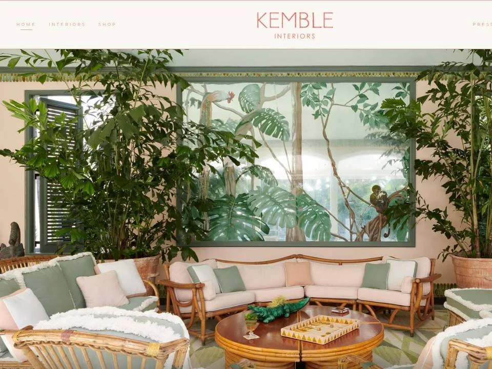 Homepage of Kemble Interiors