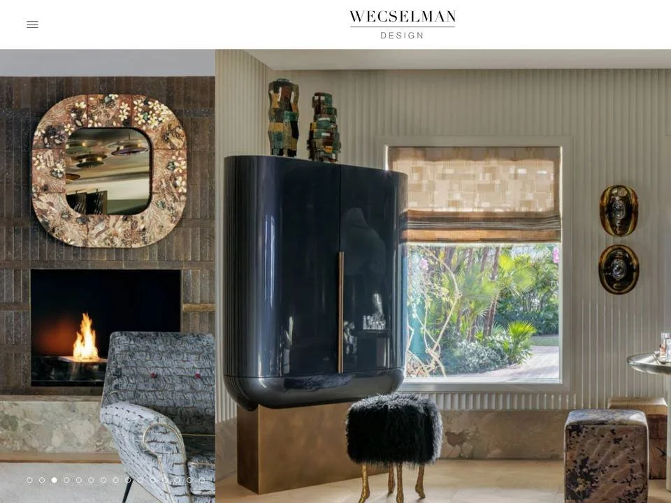 Homepage of Wecselman Design
