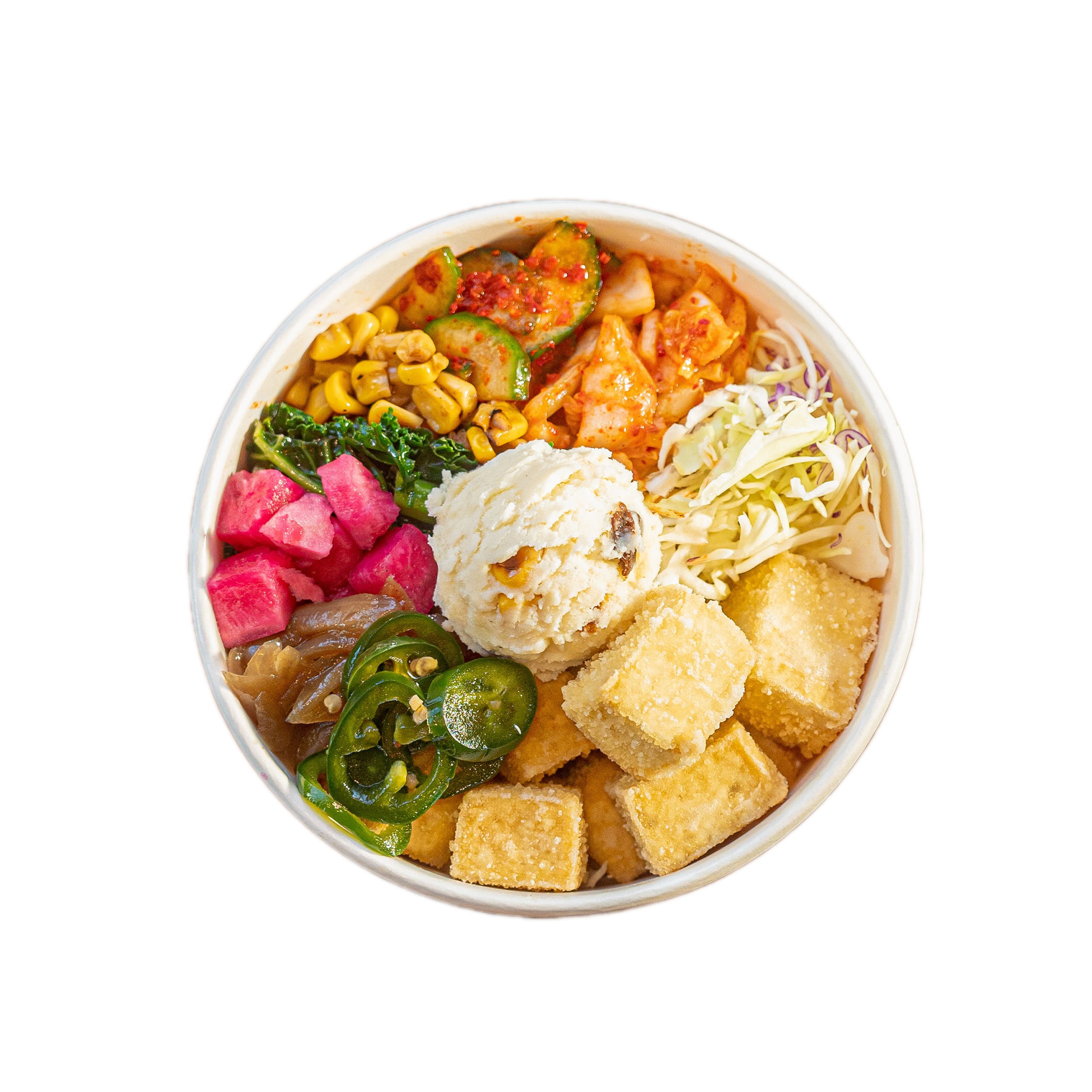 Organic Fried Tofu Bowl