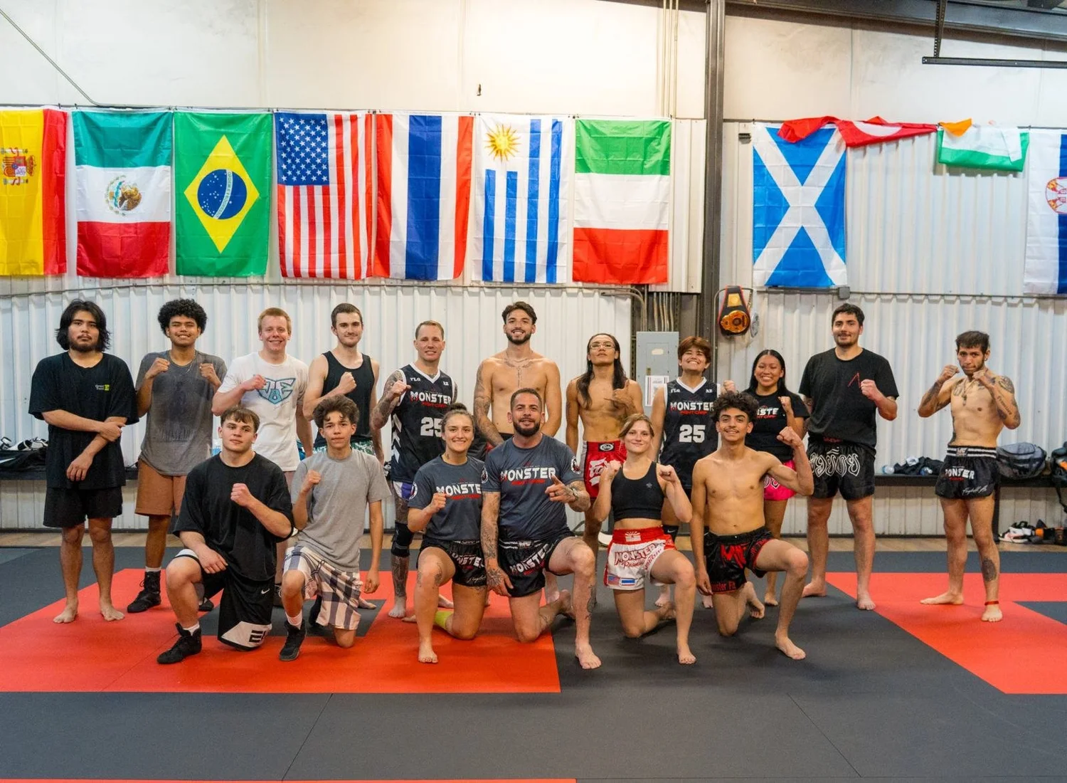Muay Thai fighters at Monster Fight Camp
