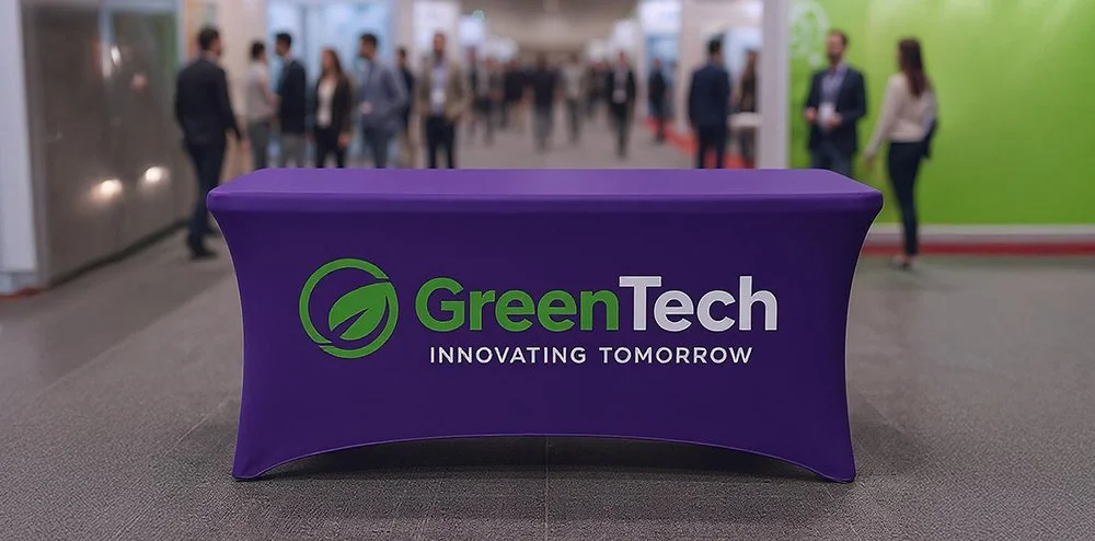Tension Fabric Displays Curved