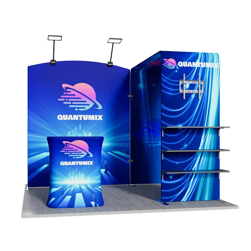 10x10ft Arch Booth with TV - C3