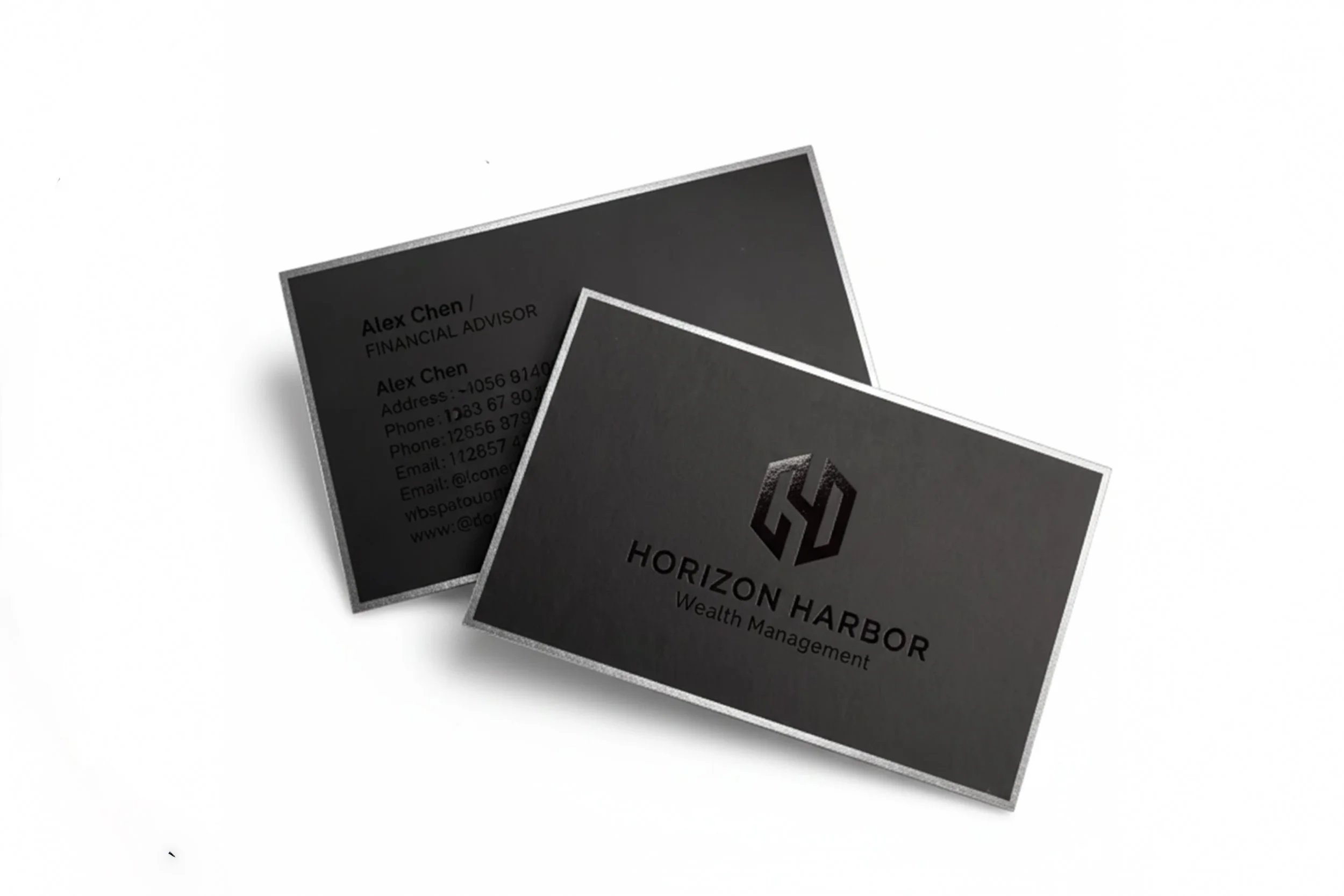 Raised Spot UV Business Cards