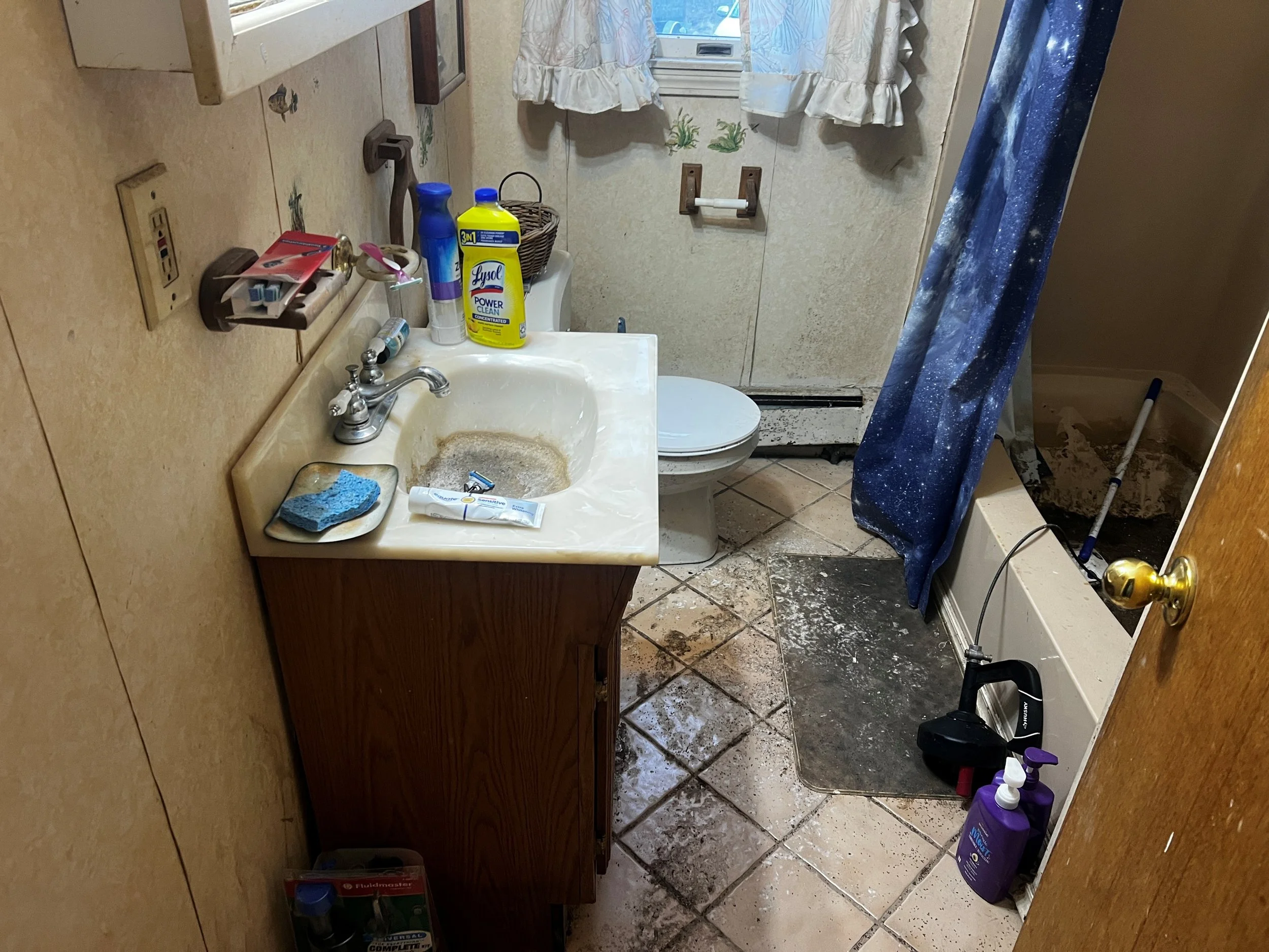 Project 3 bathroom before renovation