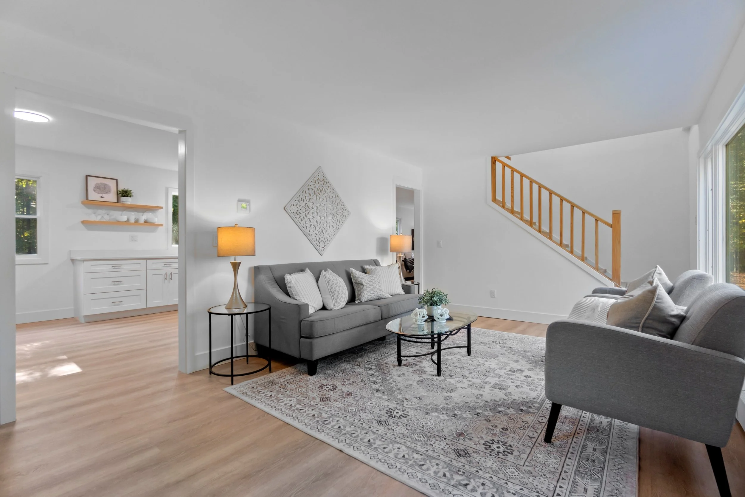 Salem living room after renovation